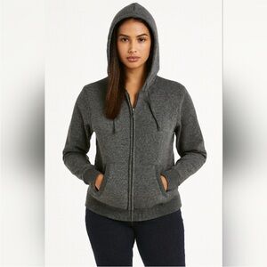 Starting Point Gray Ultra Soft Full Zip Sweat Jacket. Size XL